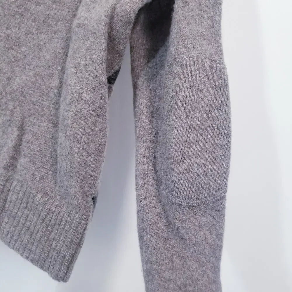 Premium Lambswool by J. Crew Argyle Full Zip Sweater